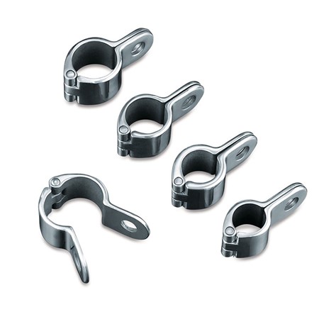 Magnum Quick Clamps, 1", Chrome Pair
