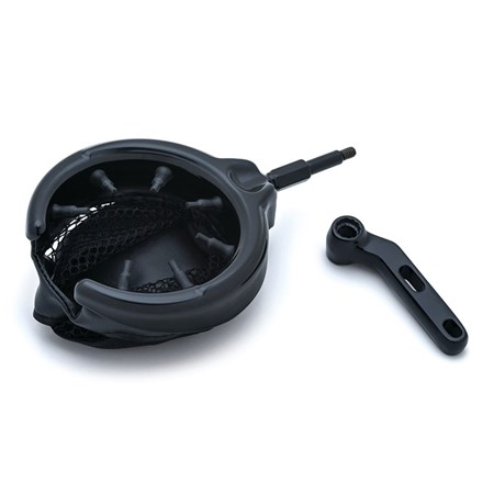 Mesh Basket Universal Drink Holders, Gloss Black