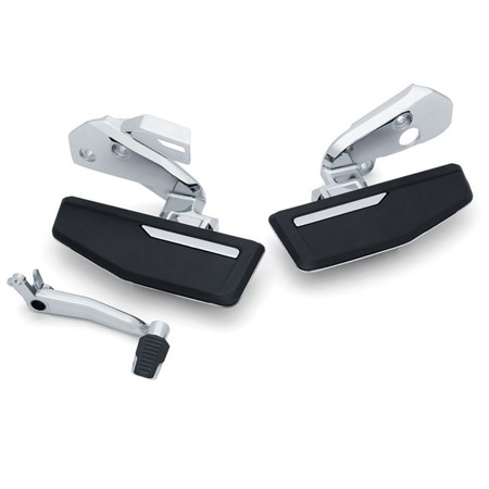 Driver Floorboard Kit for Gold Wing with DCT, Chrome