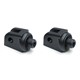 Splined Footpeg Adapter for Indian FTR, Satin Black