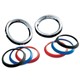Large Deluxe Gauge Bezels with Colored Accents (pr)-UTGÅTT