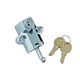 Universal Helmet Lock, 7/8" to 1-1/4" Tubing, Chrome