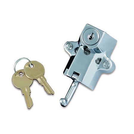 Universal Helmet Lock, 1-1/4" to 1-1/2" Tubing, Chrome