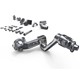 Goldstrike 3-Way Adj. Highway Peg Mounts Without Footrests