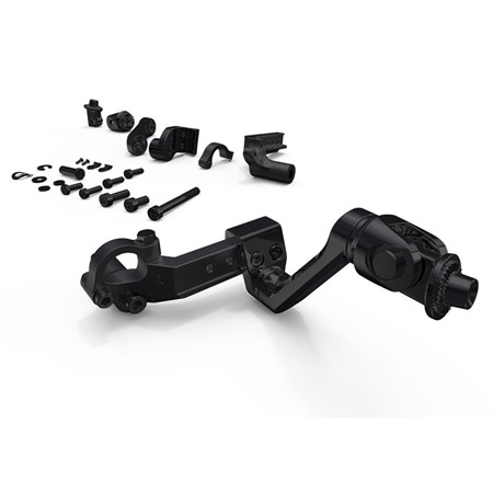 Goldstrike Adjustable Highway Peg Mounts, Black
