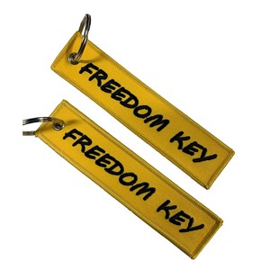 Nøkkelring Freedom key Gul
