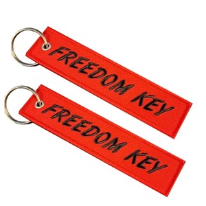 Nøkkelring Freedom key Rød