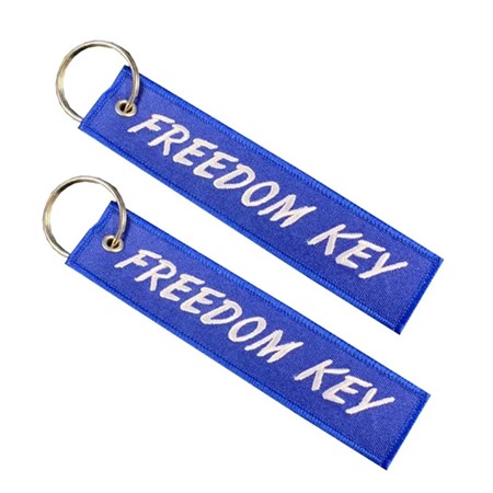 Nøkkelring Freedom key Blå