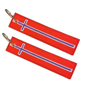 Nøkkelring Norsk Flagg