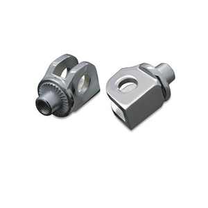 Splined Peg Adapters for Can-Am, Honda & Suzuki, Chrome