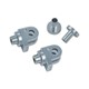 Front or Rear Splined Peg Adapters for Triumph, Chrome
