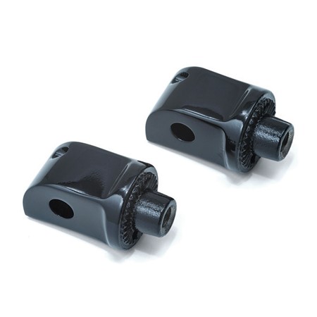 Splined Adapter Mounts for Kawasaki & Yamaha, Gloss Black