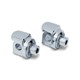 Non-Pivoting Splined Adapter for H-D, Chrome