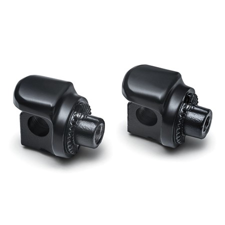 Non-Pivoting Splined Adapter for H-D, Satin Black