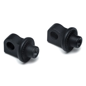 Splined Peg Adapters, Satin Black