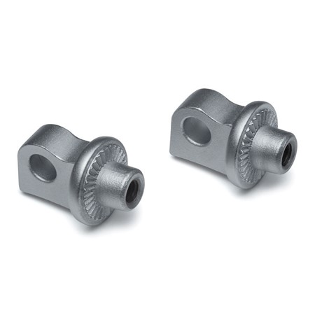 Splined Peg Adapters, Silver