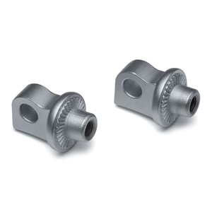 Splined Peg Adapters, Silver