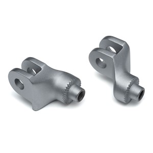 Splined Peg Adapters for Triumph Bonneville, Silver