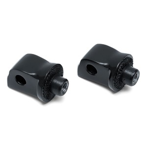 Splined Passenger Peg Adapter '18-'20 Softail, Gloss Black