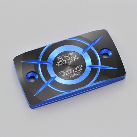Suzuki mastersylinder lokk i anodisert aluminium.