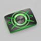 Kawasaki mastersylinder lokk i anodisert aluminium.