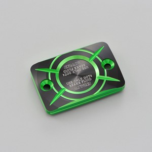 Kawasaki mastersylinder lokk i anodisert aluminium.