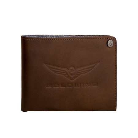 Gold Wing Wallet - Brown