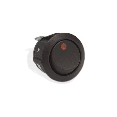 Illuminated Rocker Switch, Round