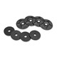 Satin Black Starwasher 4-Pk