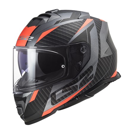 LS2 FF800 Storm II Racer Black/Orange