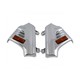 GL1800 01-17 Chrome Fork Covers - Lighted