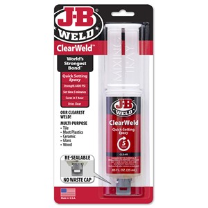 J-B Weld ClearWeld Syringe