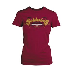 Honda Women's Gold Wing Posh Burgundy Short-Sleeve T-shirt,