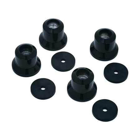 Luggage Rack Risers, Gloss Black