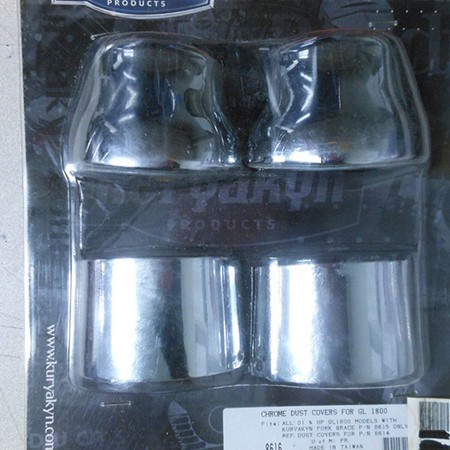 Chrome Fork Dust Covers for GL1800 (pr)