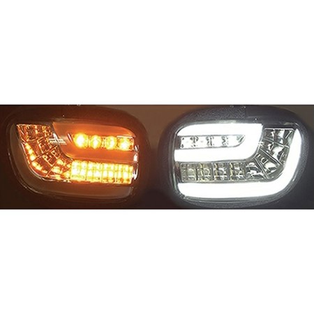Dynamic Sequential LED Front Indicators w/DTR Smoke (MAP)