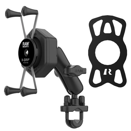 RAM X-Grip Large Phone Mount w/Vibe-Safe &U-Bolt Base Medium