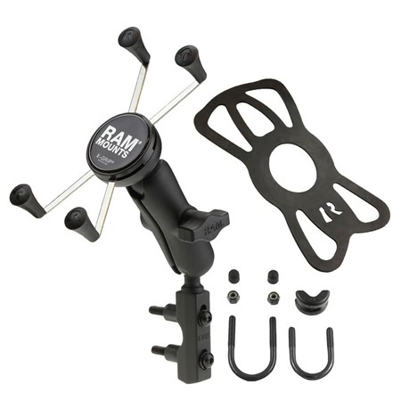RAM X-Grip Large Phone Mount with Brk/Clu Reservoir Base-Med