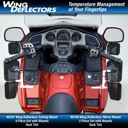 Wing Deflectors Mirror Mount for GL1800