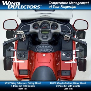 Wing Deflectors Mirror Mount for GL1800